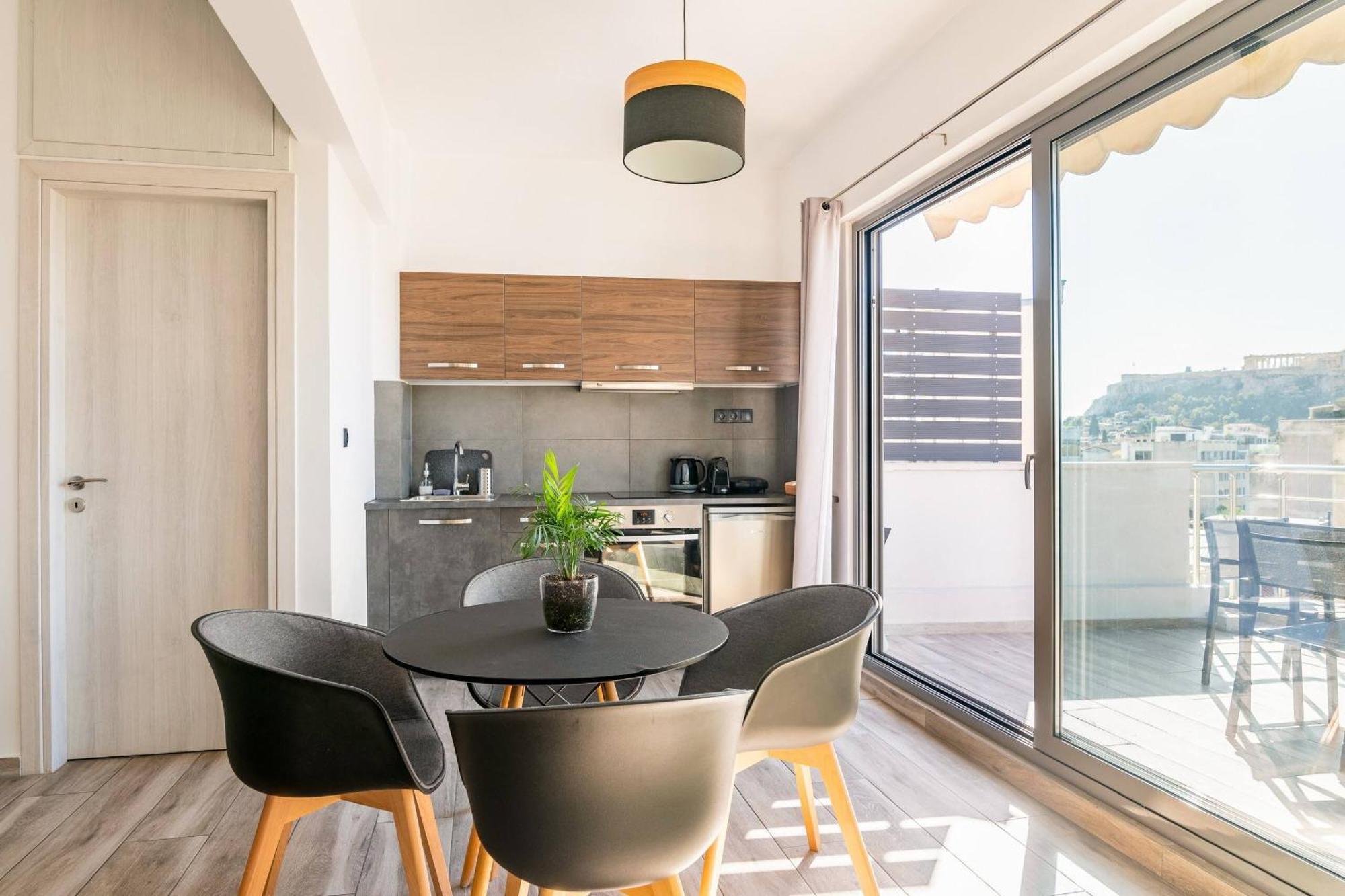 Dreamy Athens Penthouse With Acropolis View Lägenhet Exteriör bild